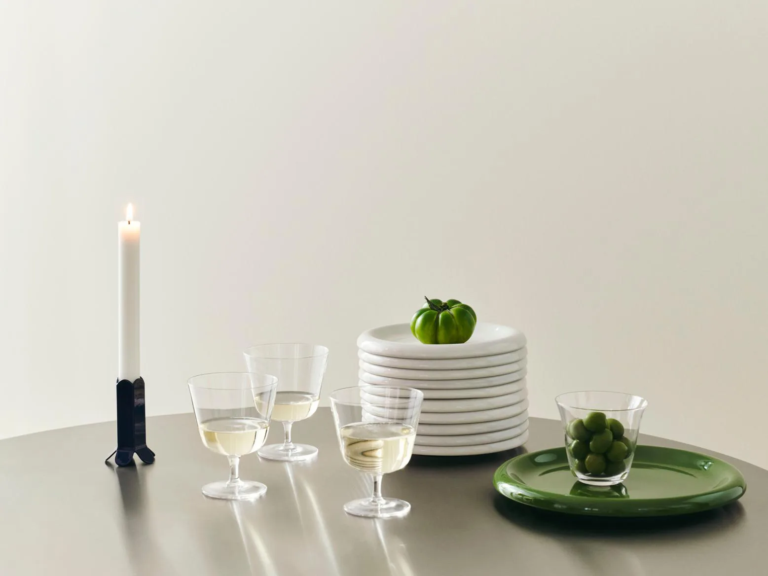 Vasos Curve Stem, 2-pack, Clear HAY