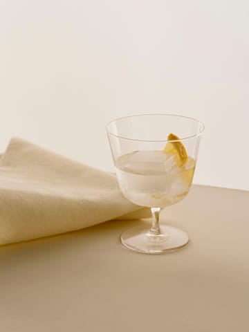 Vasos Curve Stem, 2-pack - Clear - HAY