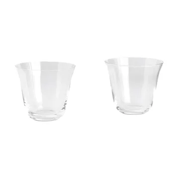 Vasos Curve Tumbler, 2-pack - Clear - HAY
