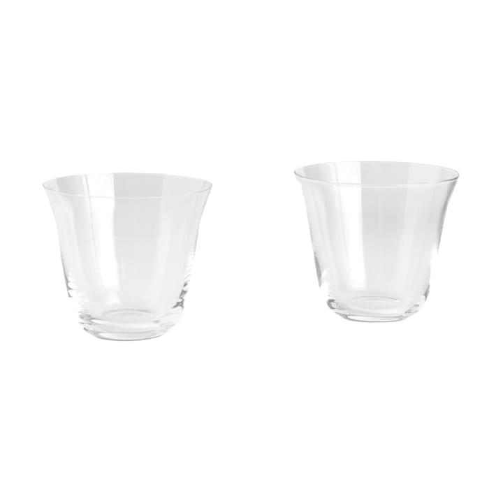 Vasos Curve Tumbler, 2-pack - Clear - HAY