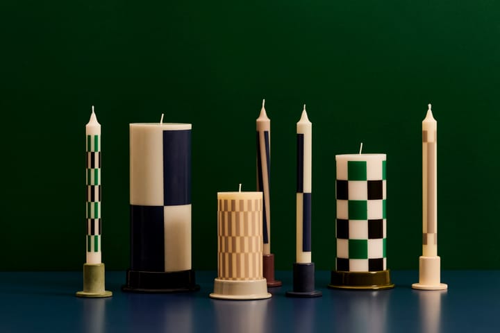 Vela gruesa Column Candle small 15 cm, Cream-sand HAY