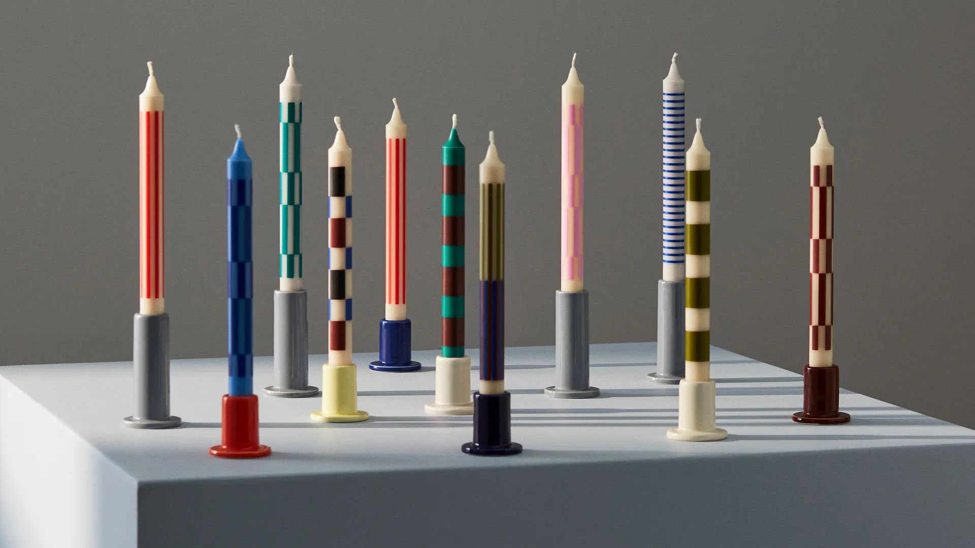 Vela Pattern 4 stripe, Green-brown HAY