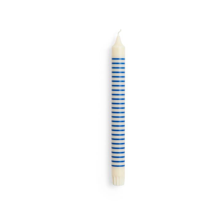 Vela Pattern pinstripe, Off white-blue HAY