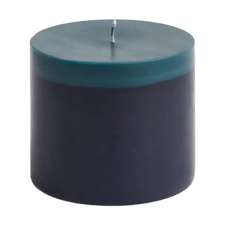 Vela taco Silo Candle, Midnight blue-dark teal, Ø9,5x8 cm HAY