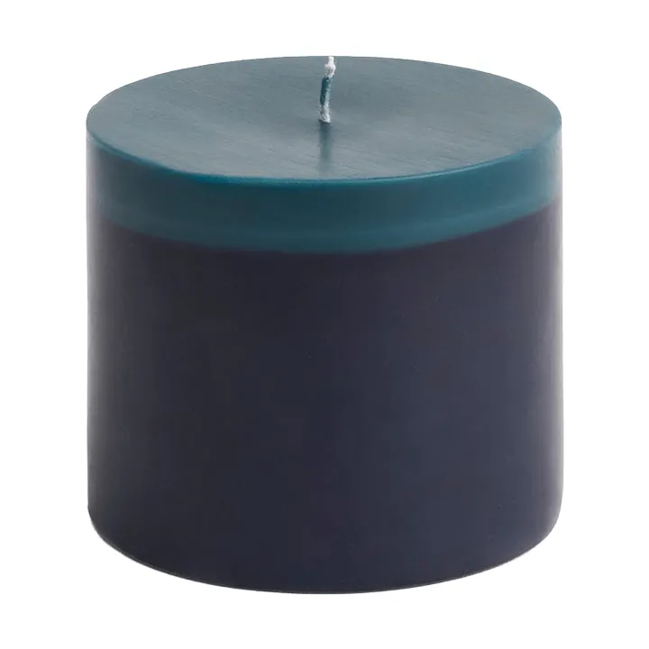 Vela taco Silo Candle - Midnight blue-dark teal, Ø9,5x8 cm - HAY