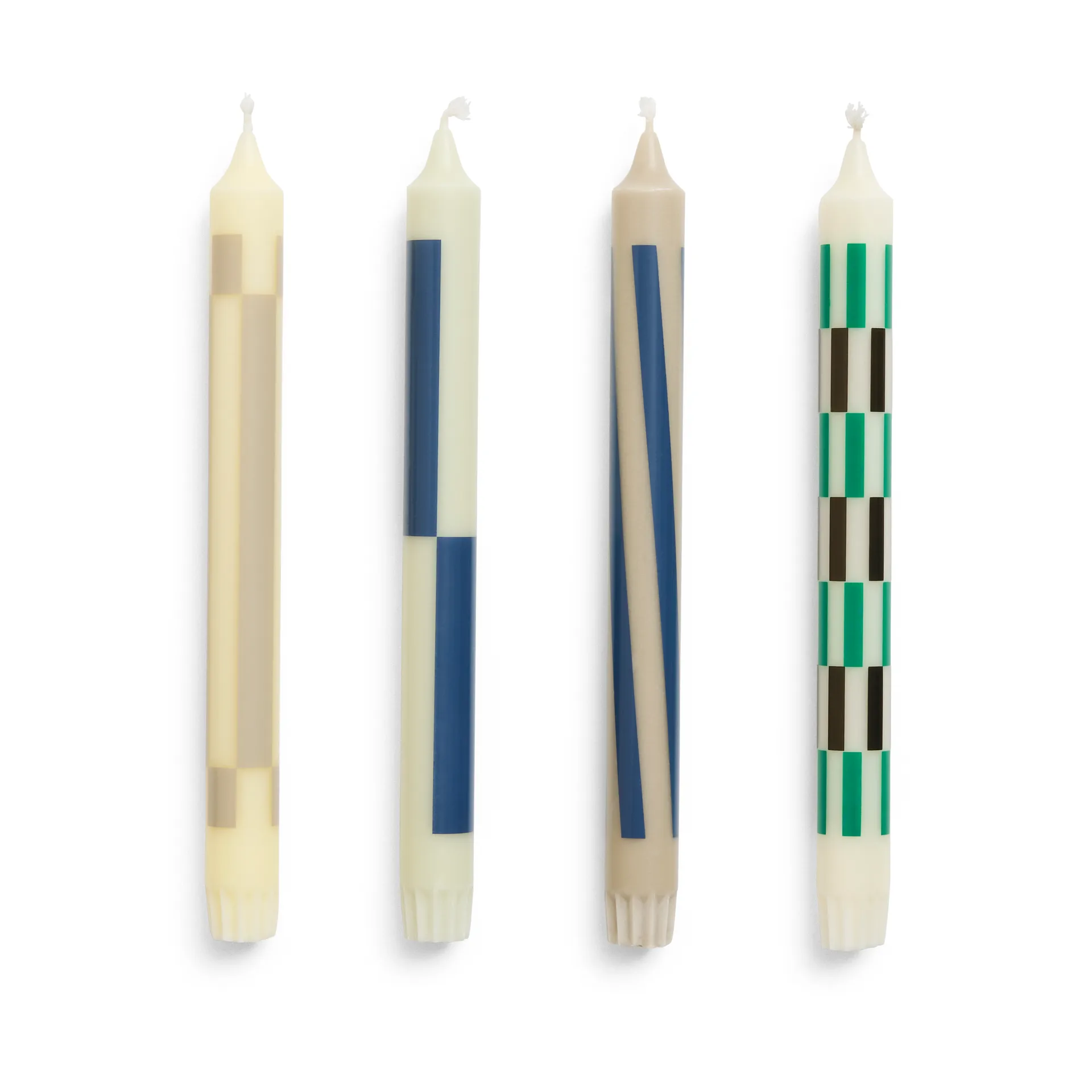 Velas Pattern 4-pack, Cream-dark HAY