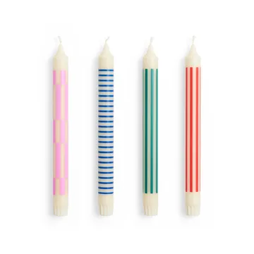 Velas Pattern 4-pack - Crisp mix - HAY