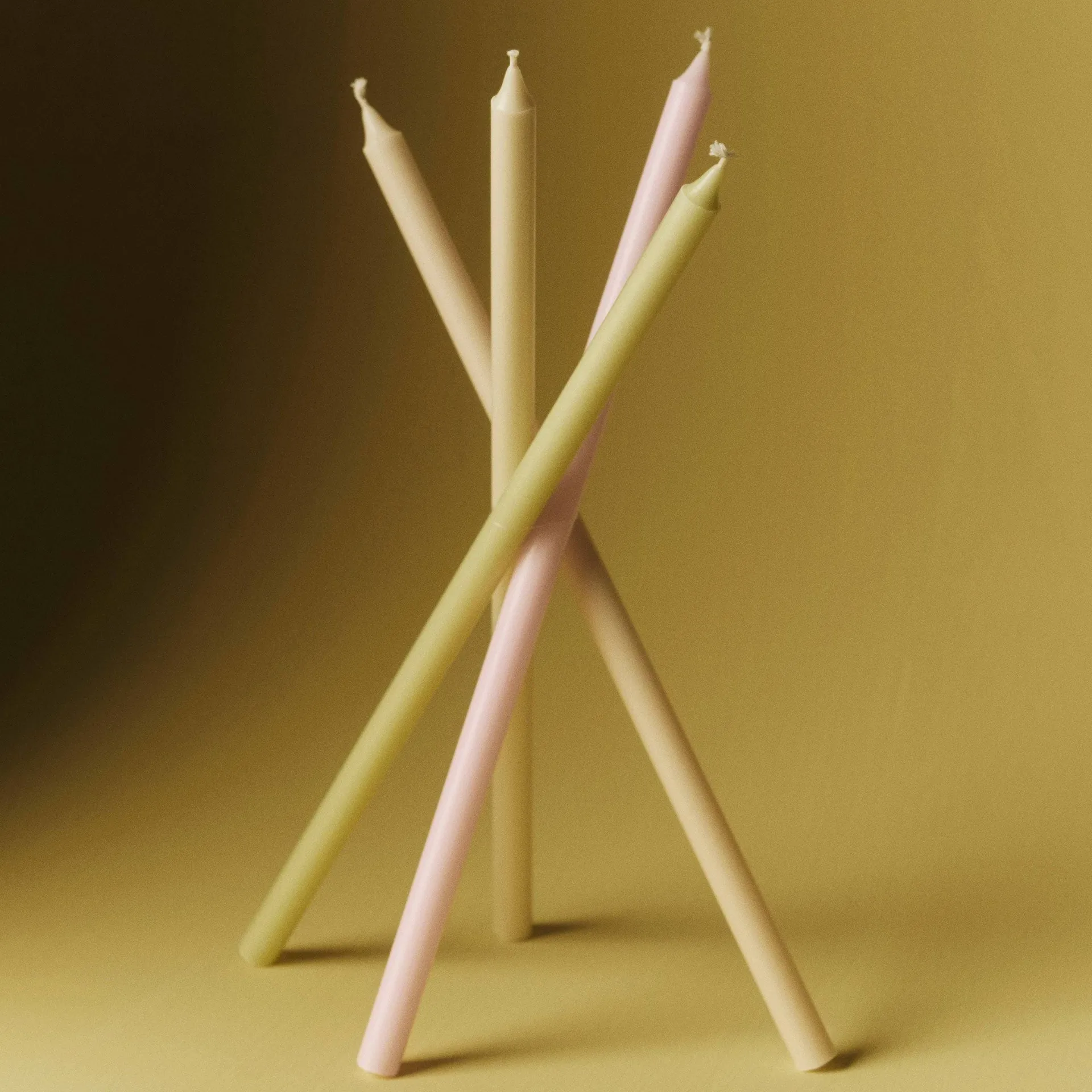 Velas Slim 4-pack, Pastels HAY