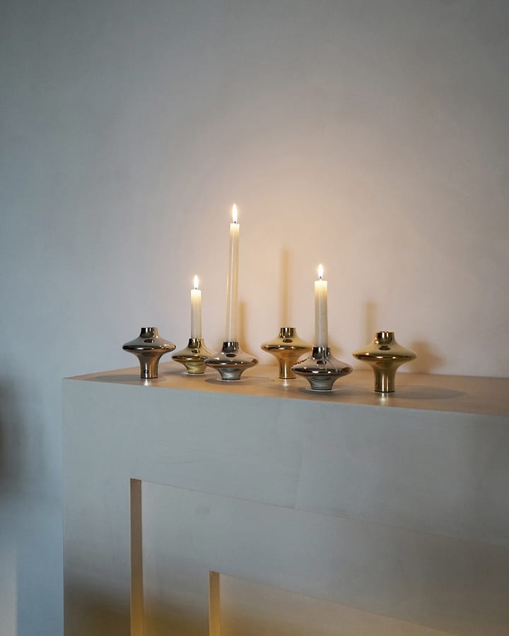Doublet núm. 01 candelabro pequeño - Cromo - Hein Studio