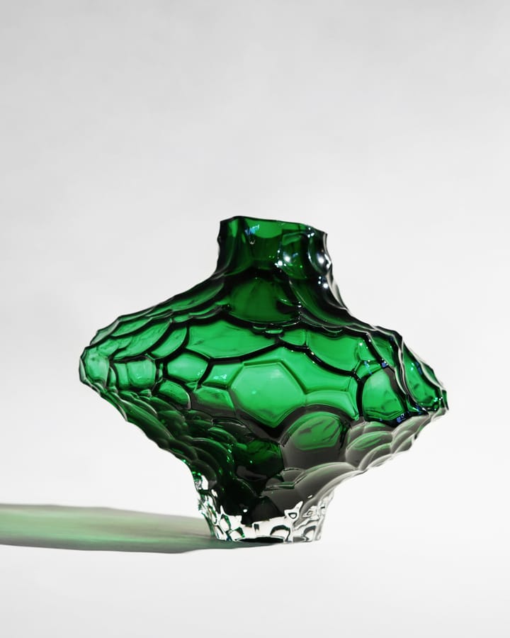 Jarrón Canyon Large 23 cm, Verde Hein Studio