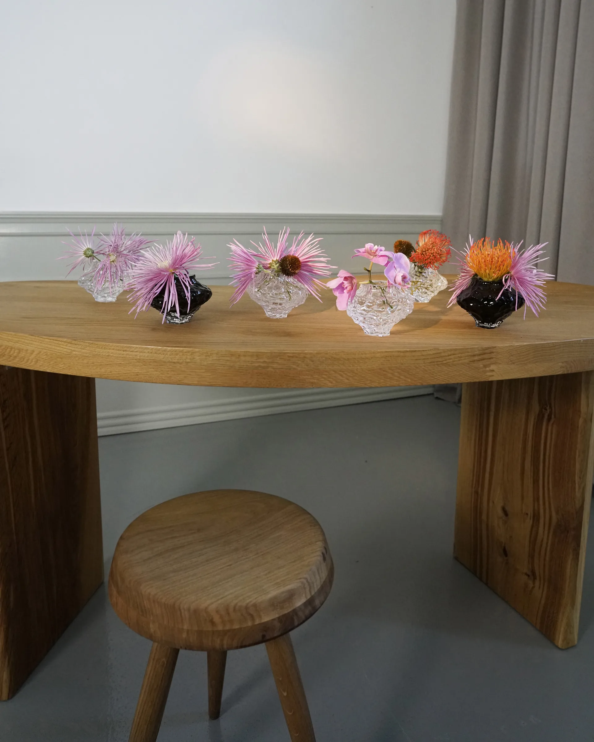 Jarrón Canyon Mini 8 cm, New smoke Hein Studio