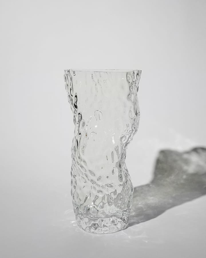 Jarrón de vidrio Ostra Rock 30 cm, Clear Hein Studio