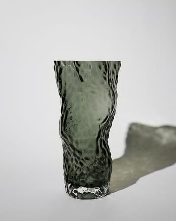 Jarrón de vidrio Ostra Rock 30 cm - Midnight blue - Hein Studio