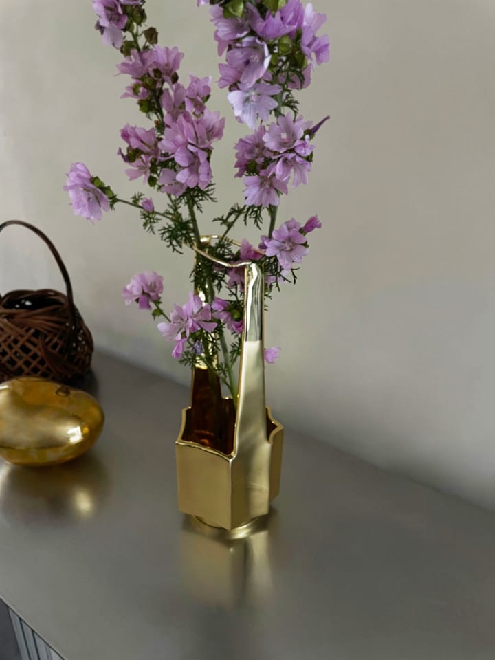 Jarrón Ikebana 30 cm, Latón Hein Studio