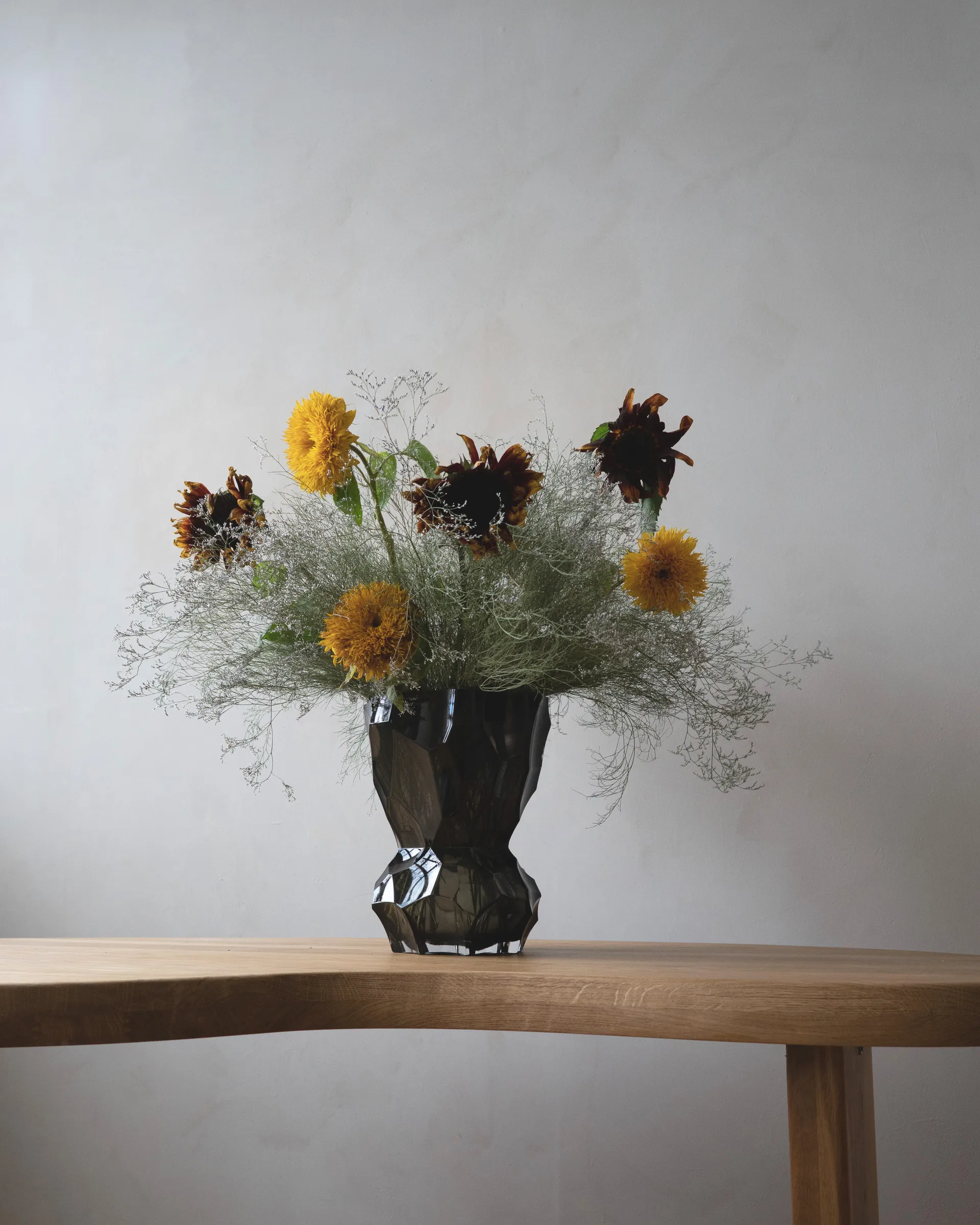 Jarrón Reflection 24x30 cm, New smoke Hein Studio