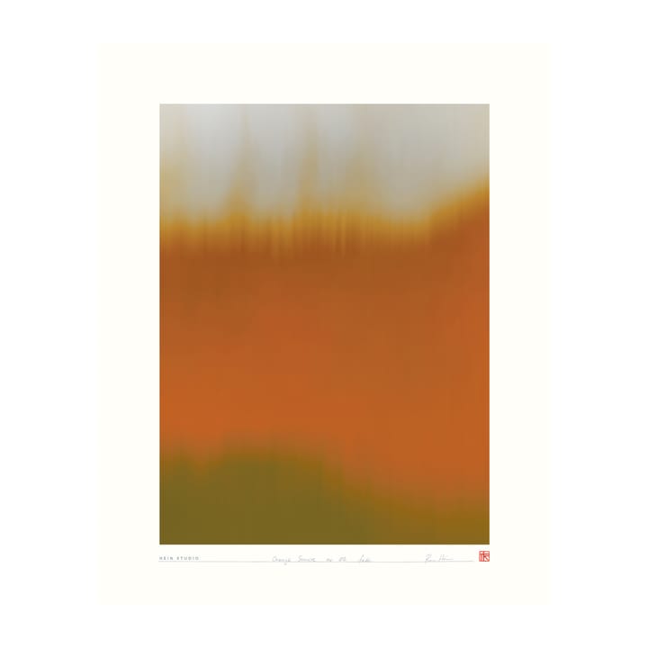 Póster Orange Sunrise 40x50 cm - Núm. 02 - Hein Studio