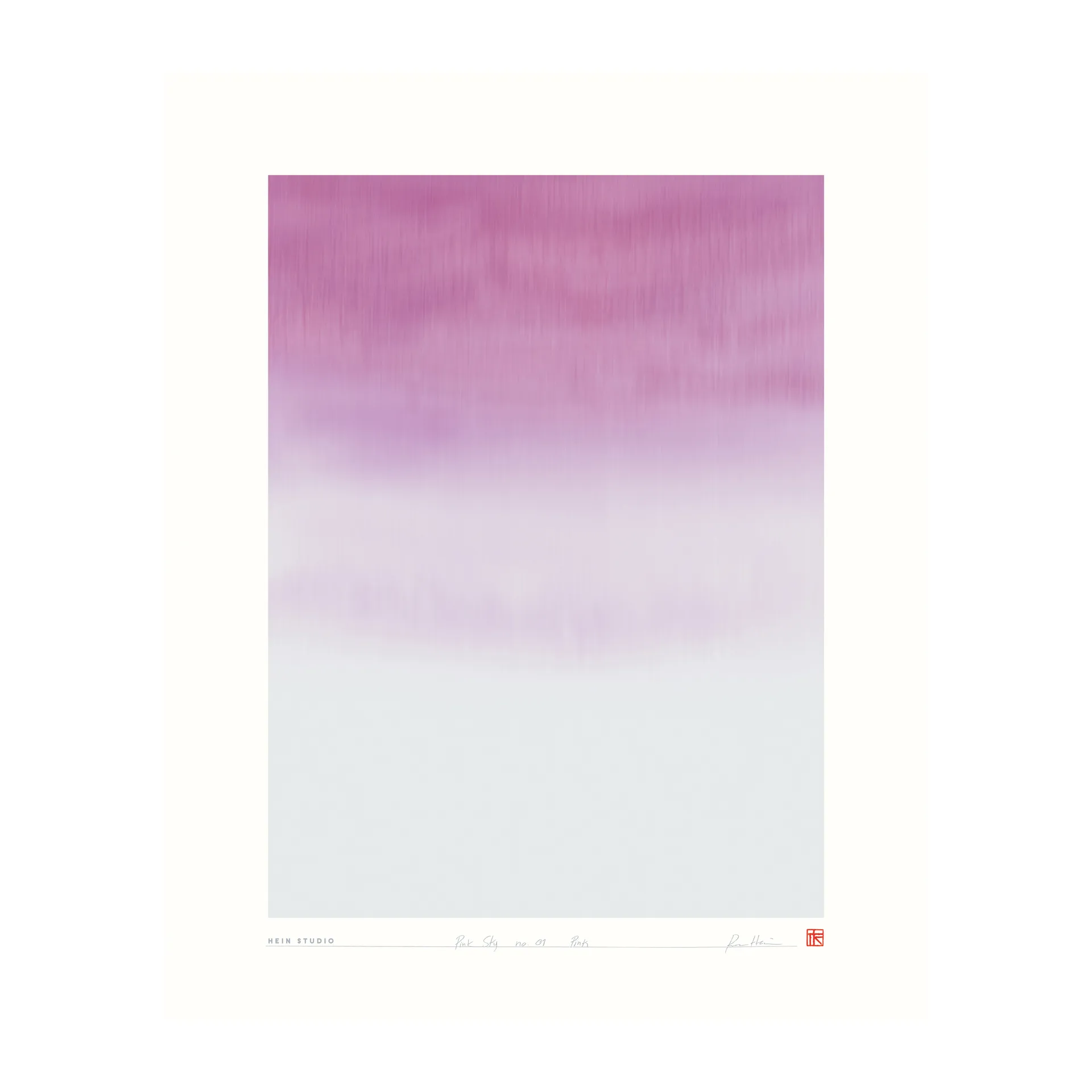 Póster Pink Sky 40x50 cm, Núm. 01 Hein Studio