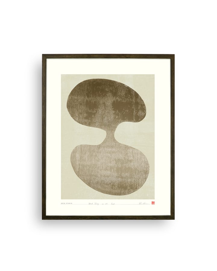 Póster Wood Study 40x50 cm, Núm. 01 Hein Studio