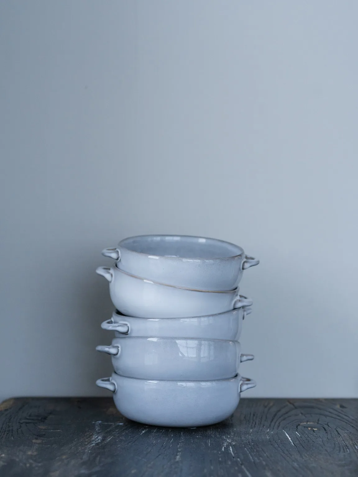 Bol con asa Heirol x Nosse Svelte Ø12 cm, Stone Heirol