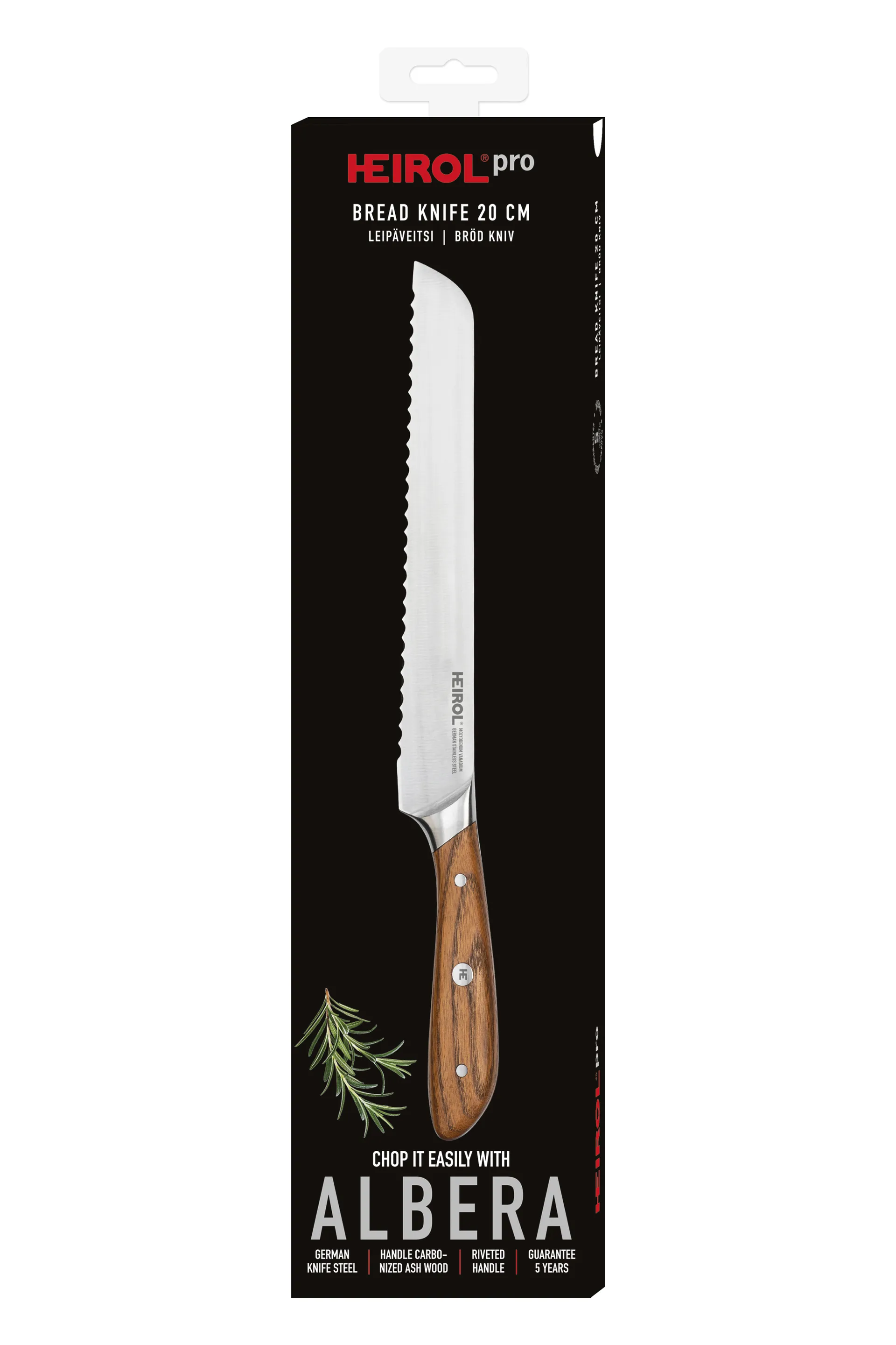 Cuchillo de pan Heirol albera, 20 cm Heirol