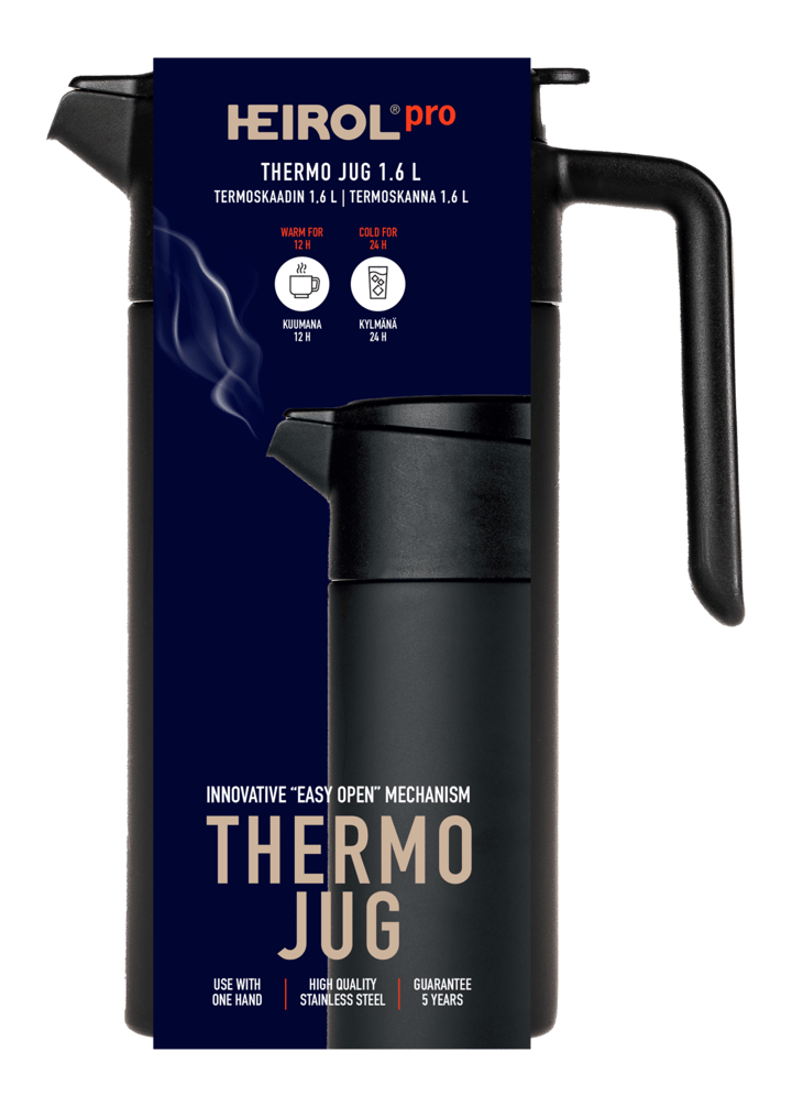 Jarra termo Heirol 1,6 l, Negro Heirol