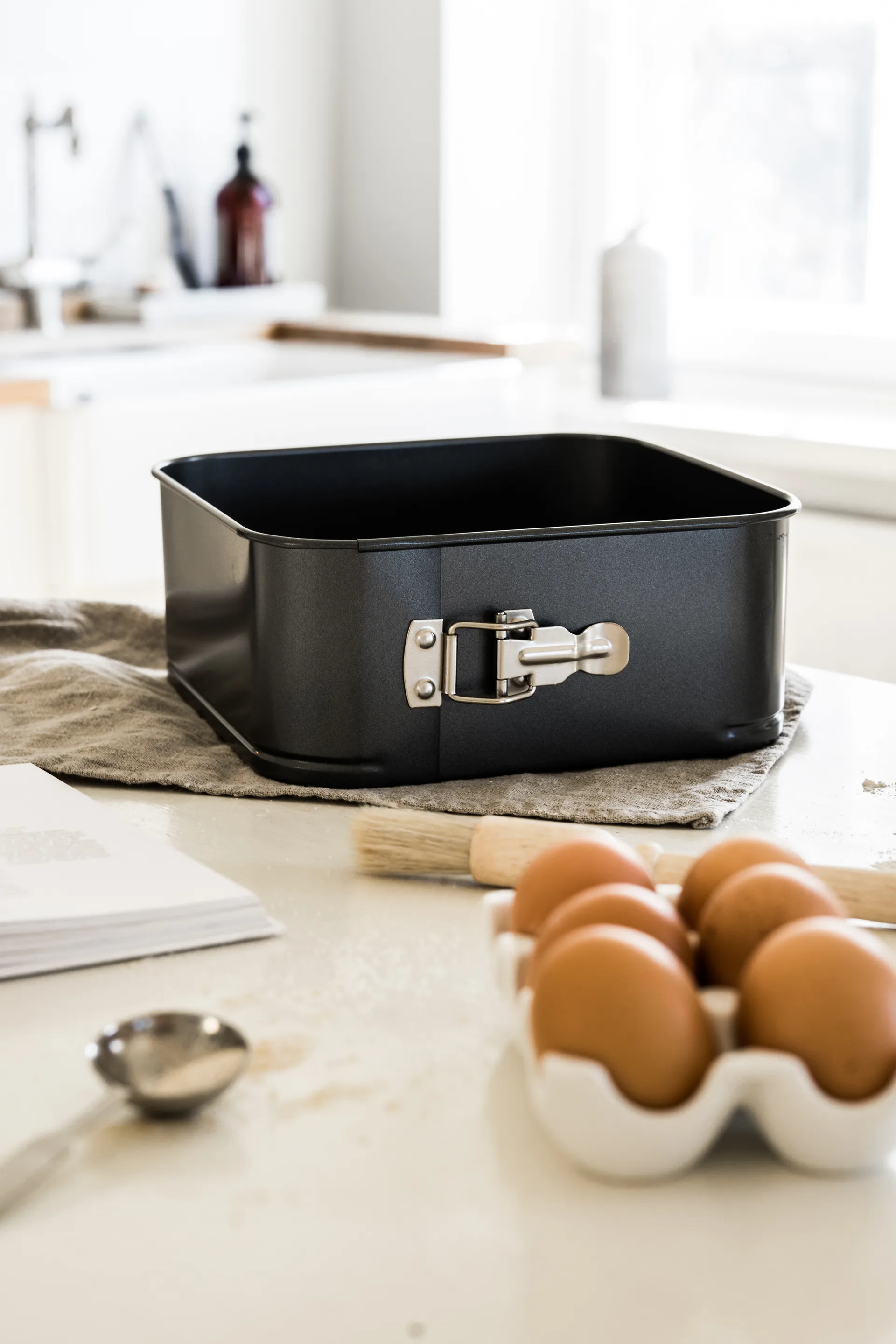 Molde desmontable Heirol cuadrado extra alto, 24x24 cm Heirol