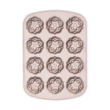 Molde para muffins Heirol con 12 cavidades - Oro rosado - Heirol