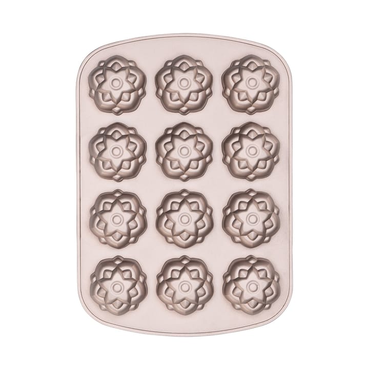 Molde para muffins Heirol con 12 cavidades, Oro rosado Heirol