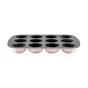 Molde para muffins Heirol con 12 cavidades - Oro rosado - Heirol