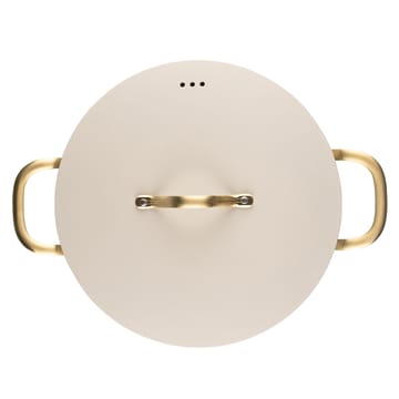 Olla con tapa Heirol Royal Pearl Ø28 cm - Blanco-oro - Heirol