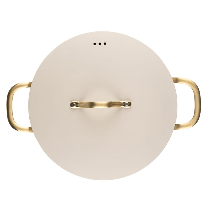 Olla con tapa Heirol Royal Pearl Ø28 cm, Blanco-oro Heirol