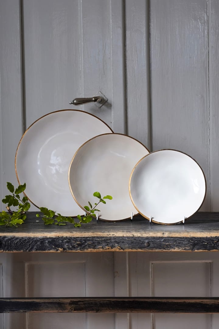 Plato Heirol x Nosse Edge Ø23 cm, Blanco Heirol