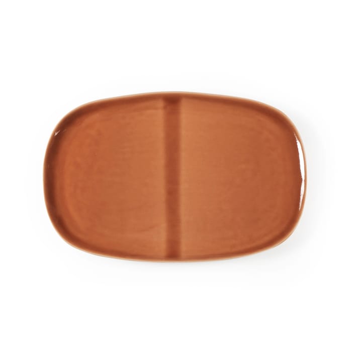 Plato ovalado Heirol x Nosse Svelte 25 cm - Terracotta - Heirol