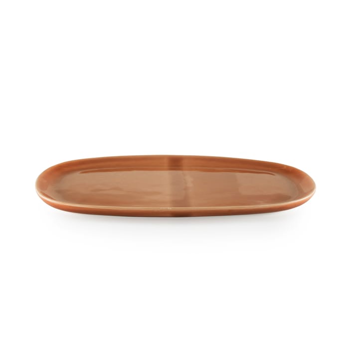 Plato ovalado Heirol x Nosse Svelte 25 cm, Terracotta Heirol