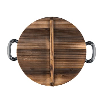 Sartén de hierro fundido y tapa de madera Heirol - Ø30 cm - Heirol