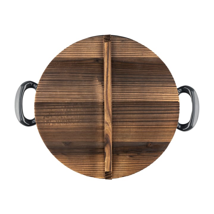 Sartén de hierro fundido y tapa de madera Heirol, Ø30 cm Heirol
