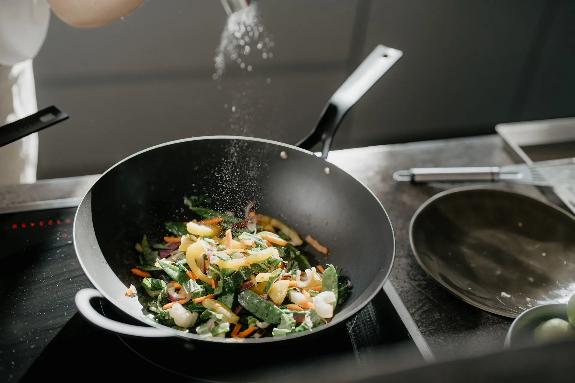 Sartén wok Heirol Ø33 cm, Negro Heirol