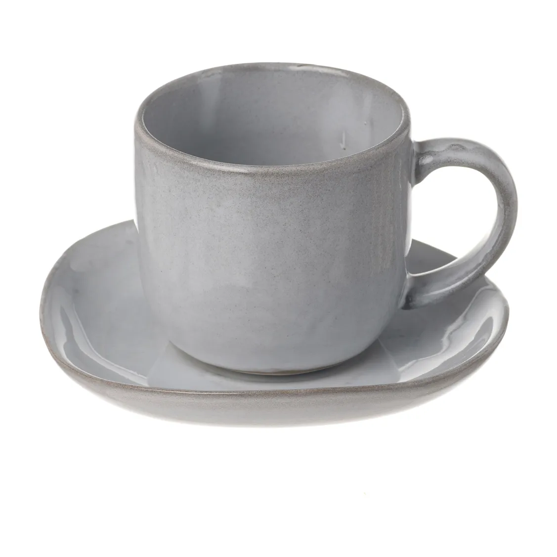 Taza y platillo Heirol x Nosse Svelte 12 cl, Stone Heirol