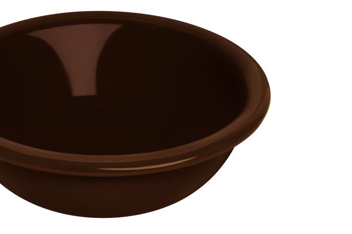 2 Boles Bronto Ø17 cm, Brown Hem