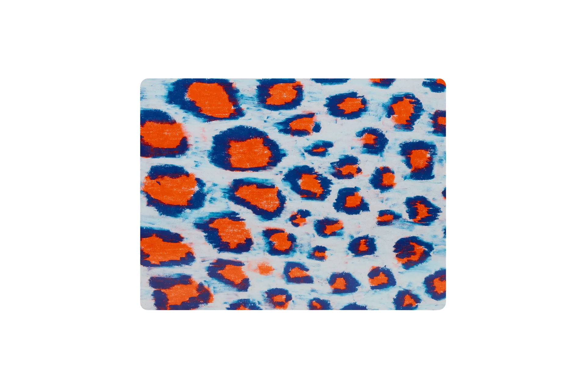 2 Manteles individuales Monster 30x40 cm, Coral-white-ultramarine blue Hem