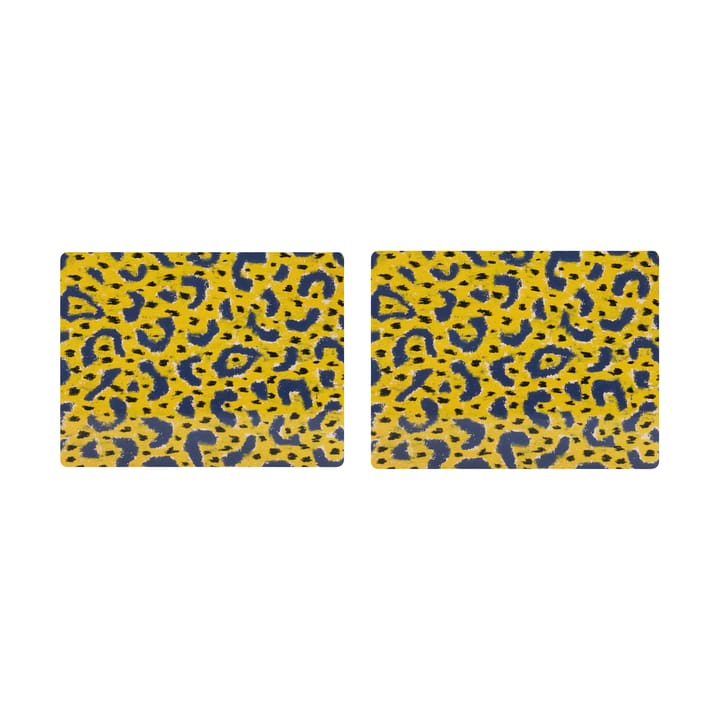 2 Manteles individuales Monster 30x40 cm - Ochre yellow-grey-black - Hem