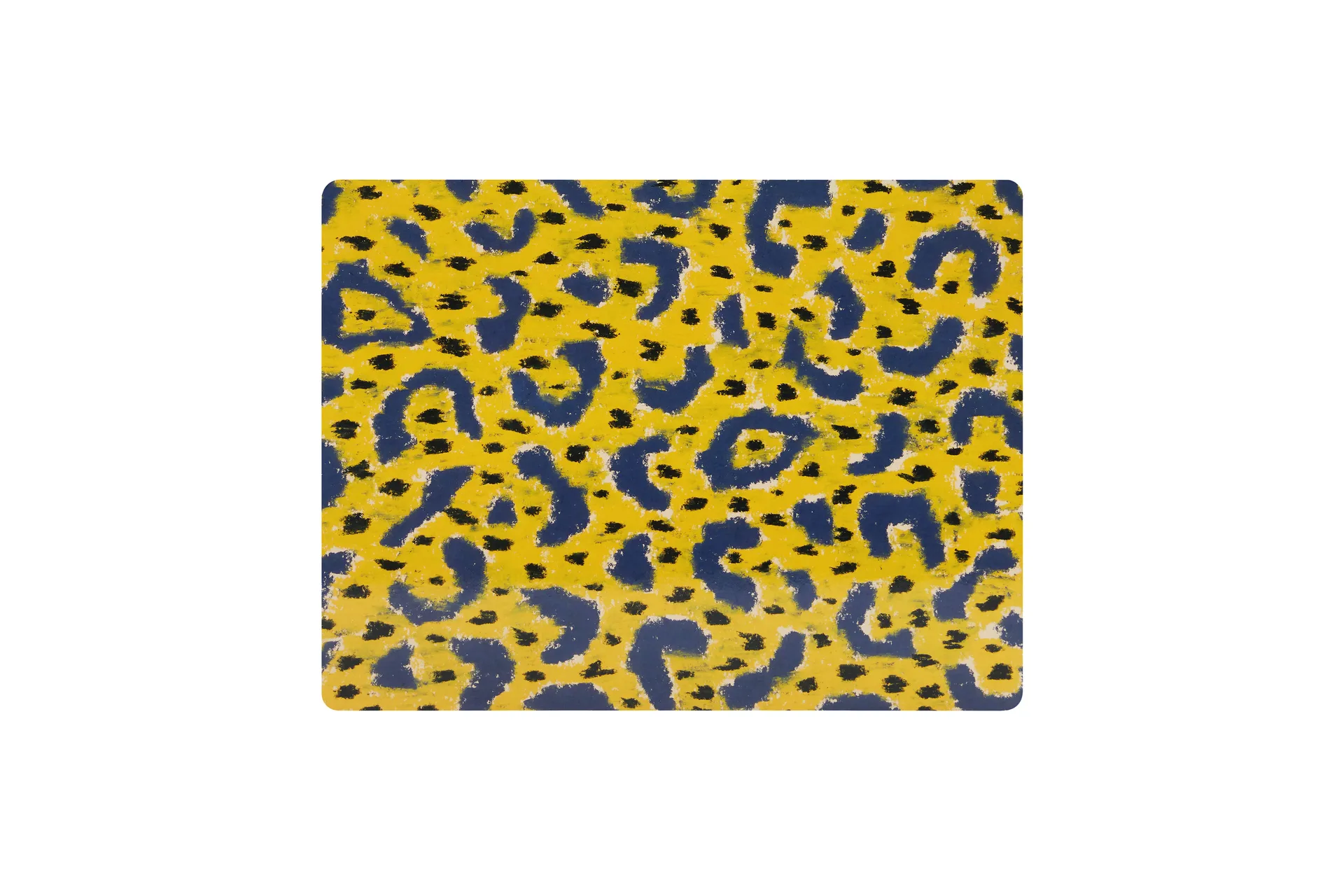 2 Manteles individuales Monster 30x40 cm, Ochre yellow-grey-black Hem
