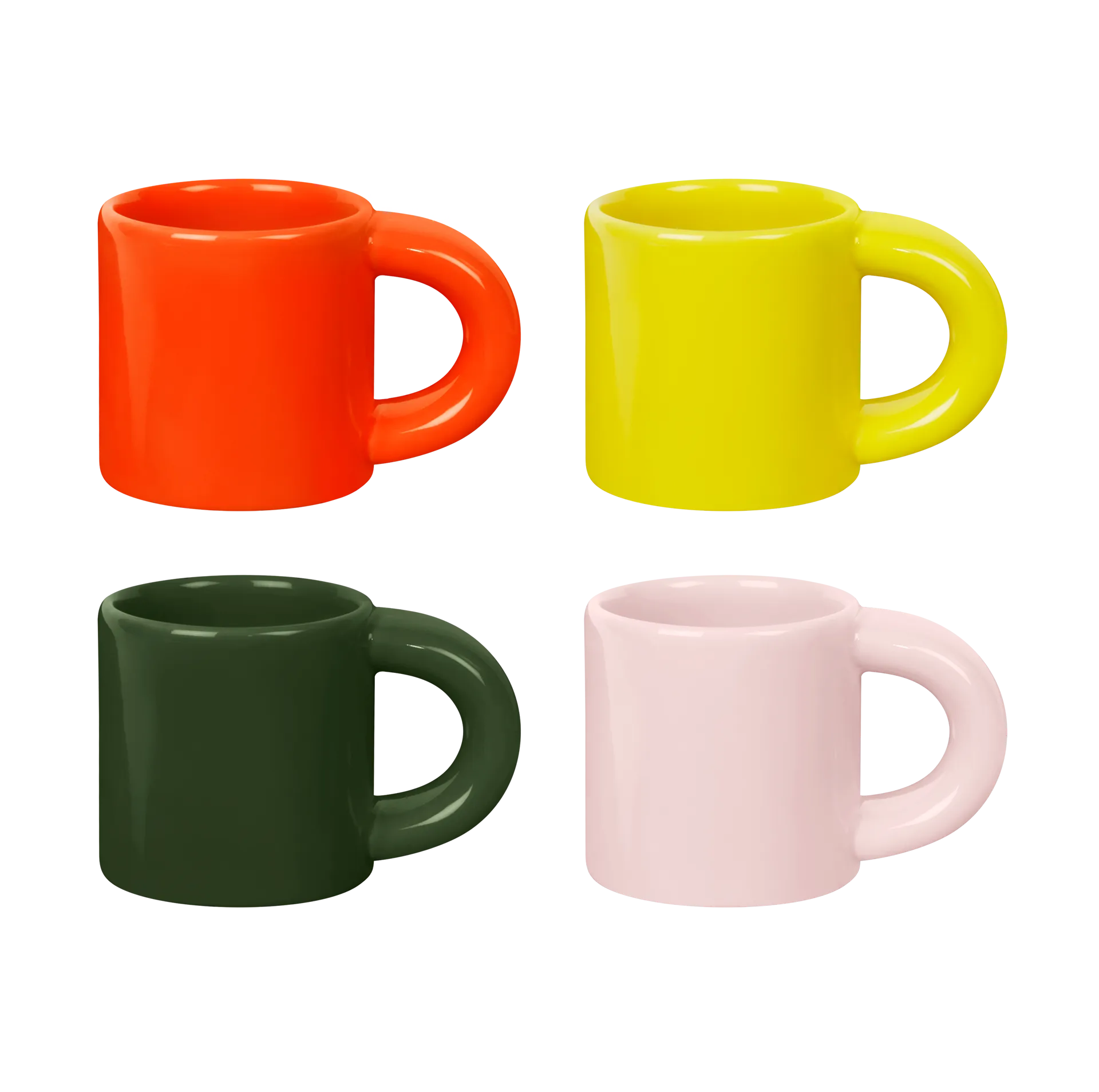 4 Tazas espresso Bronto 10 cl, Multi Hem