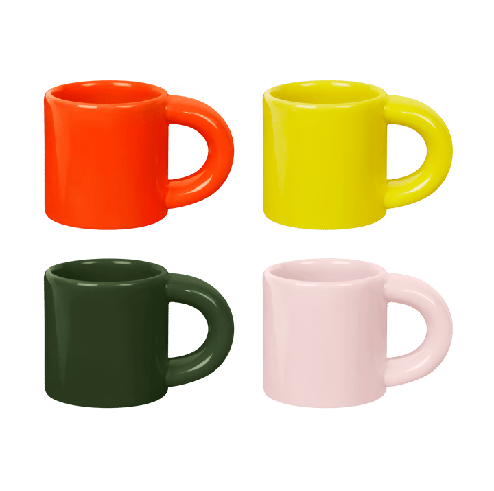 4 Tazas espresso Bronto 10 cl - Multi - Hem