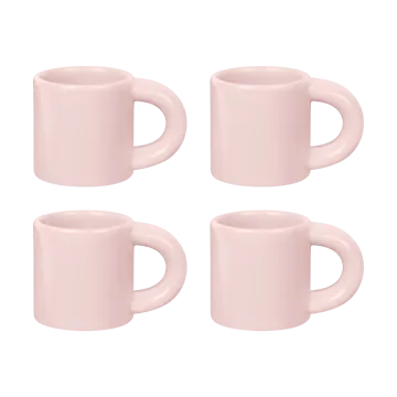 4 Tazas espresso Bronto 10 cl - Pink - Hem