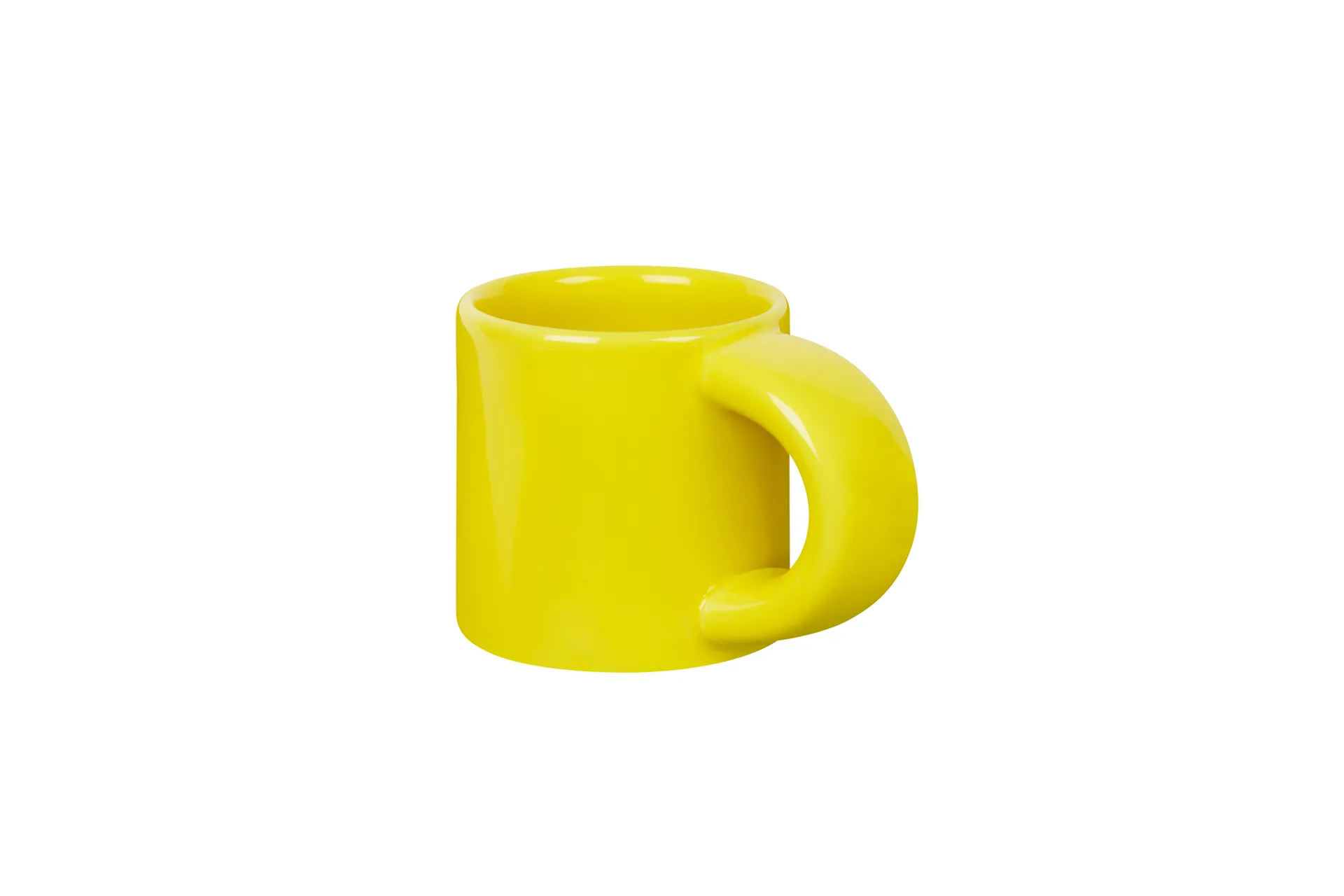 4 Tazas espresso Bronto 10 cl, Yellow Hem