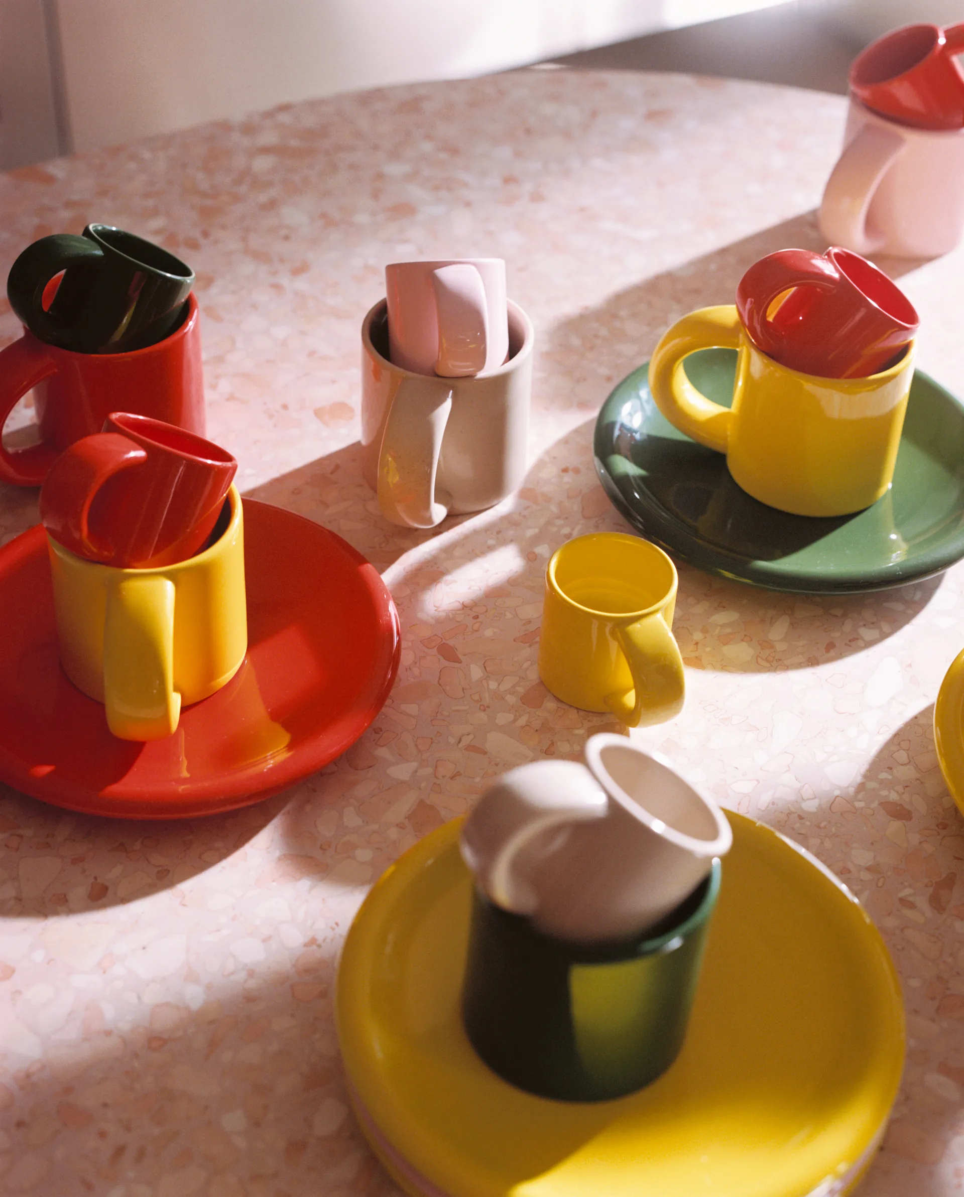 4 Tazas espresso Bronto 10 cl, Yellow Hem