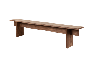Banco Bookmatch 210 cm - Nogal - Hem