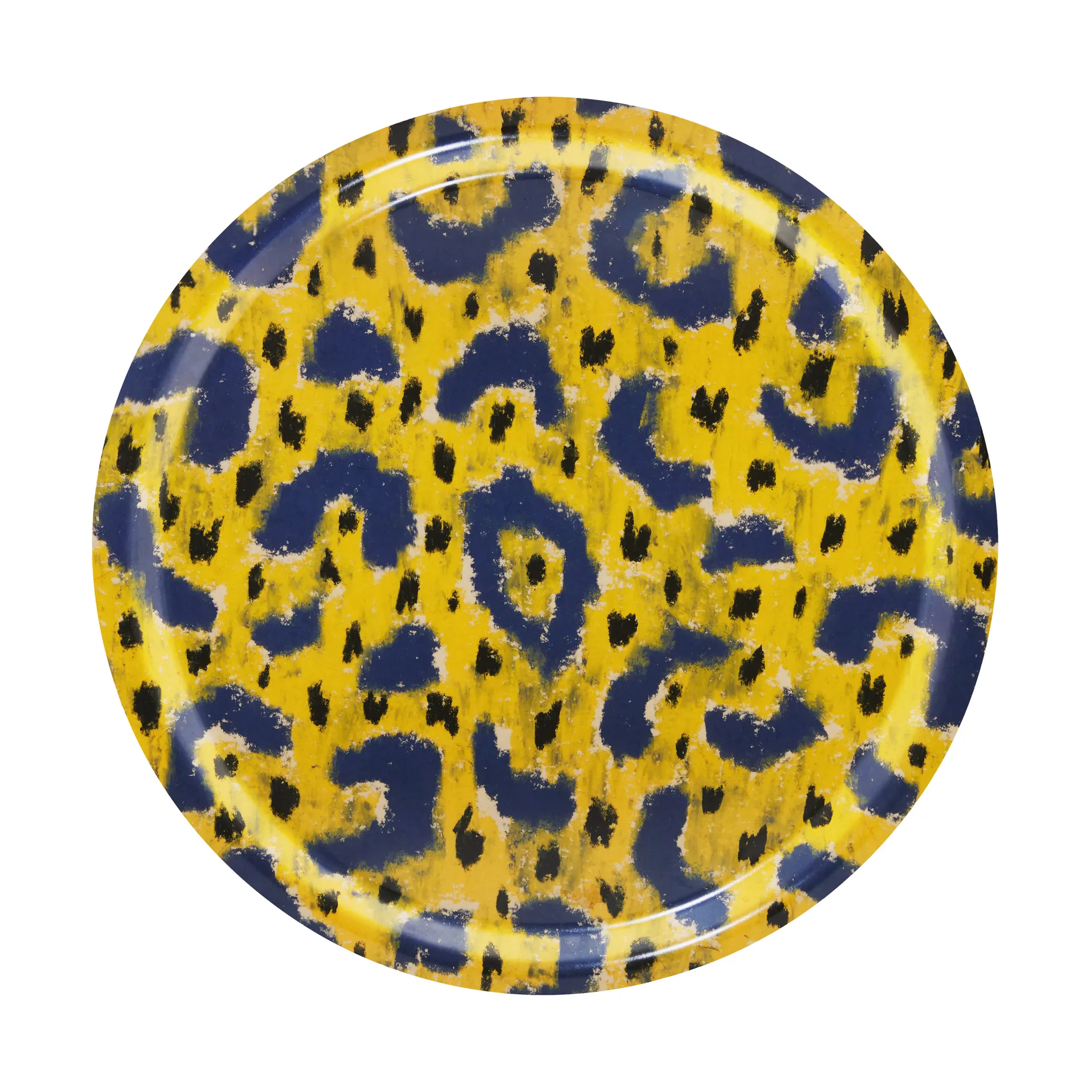 Bandeja Monster Medium Ø49 cm, Ochre yellow-grey-black Hem