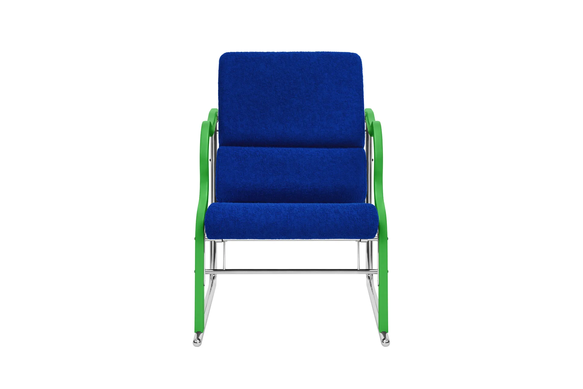 Butaca Lounge Experiment 501, Green-ultramarine Hem